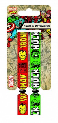 Marvel Comics Pásky na ruku Iron Man a Hulk