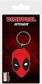 Marvel Comics Rubber Keychain Deadpool Symbol 6 cm