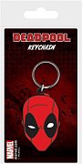 Marvel Comics Rubber Keychain Deadpool Symbol 6 cm