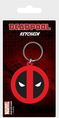 Marvel Comics Rubber Keychain Logo 6 cm