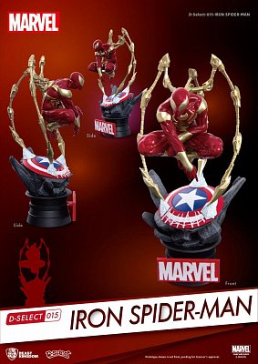 Marvel D-Select PVC Diorama Iron Spider-Man 16 cm --- DAMAGED PACKAGING