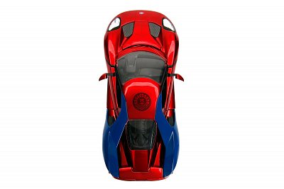Marvel Diecast Model 1/24 Spider-Man & 2017 Ford GT