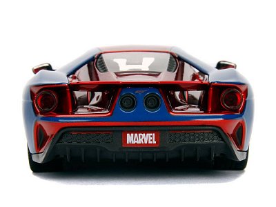 Marvel Diecast Model 1/24 Spider-Man & 2017 Ford GT