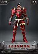 Marvel Dynamic 8ction Heroes Action Figure 1/9 Medieval Knight Iron Man Gold Version 20 cm