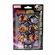 Marvel HeroClix: Avengers Black Panther and the Illuminati Dice and Token Pack