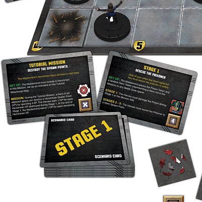 Marvel HeroClix Board Game Strike Teams *English Version* --- DAMAGED PACKAGING