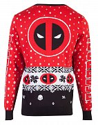 Marvel Knitted Christmas Sweater Deadpool Upside Down