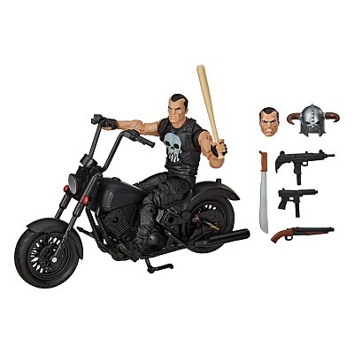 Marvel Legends Series Action Figure with Vehicle 2020 The Punisher 15 cm --- DAMAGED PACKAGING