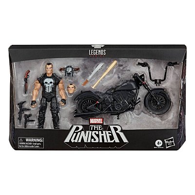 Marvel Legends Series Action Figure with Vehicle 2020 The Punisher 15 cm --- DAMAGED PACKAGING