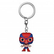 Marvel Luchadores Pocket POP! Vinyl Keychains 4 cm Spider-Man Display (12)