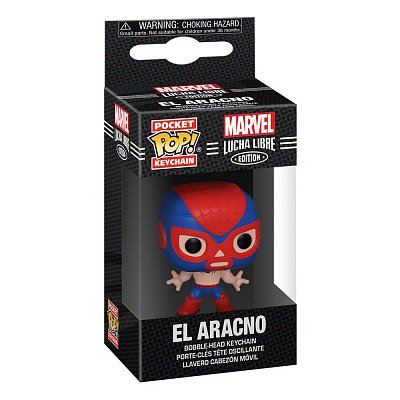 Marvel Luchadores Pocket POP! Vinyl Keychains 4 cm Spider-Man Display (12)