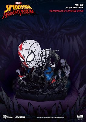 Marvel Maximum Venom Collection Mini Egg Attack Figure Venomized Spider-Man 8 cm