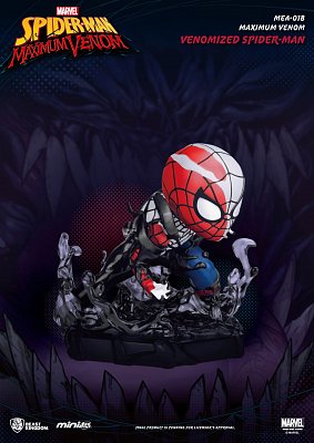 Marvel Maximum Venom Collection Mini Egg Attack Figure Venomized Spider-Man 8 cm