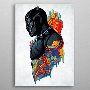 Marvel Metal Poster Black Panther King\'s Heritage 32 x 45 cm