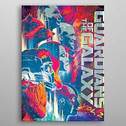 Marvel Metal Poster GOTG2 Guardians 10 x 14 cm
