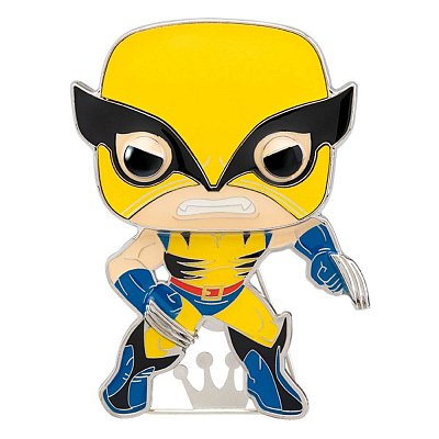 Marvel POP! Enamel Pin Wolverine 10 cm (karton 12 ks) - Poškozený obal