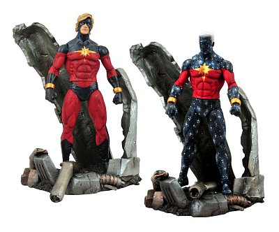 Marvel Select Action Figures 18 cm Captain Marvel Assortment (6)