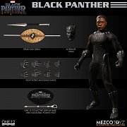 Marvel Universe Action Figure 1/12 Black Panther 17 cm