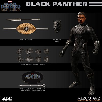 Marvel Universe Action Figure 1/12 Black Panther 17 cm