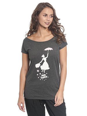 Mary Poppins Ladies Loose T-Shirt Umbrella