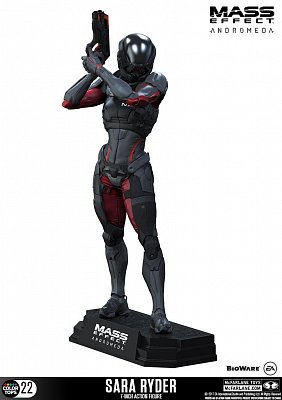 Mass Effect Andromeda Color Tops Action Figure Sara Ryder 18 cm --- DAMAGED PACKAGING