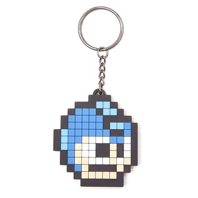 Megaman Gumová klíčenka Pixel Head