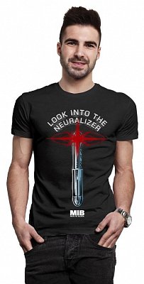 Men in Black T-Shirt Look Into The Neuralizer