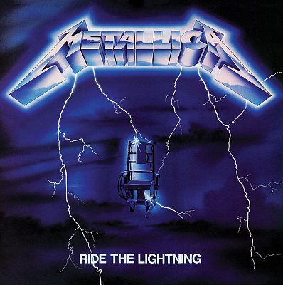 Metallica Zarámovaný plakát Ride The Lightning 40 x 40 cm