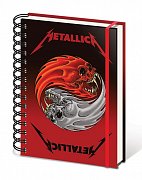 Metallica Wiro Notebook A5 Yin & Yang Skulls
