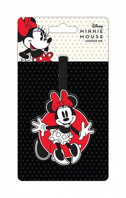Mickey Mouse Rubber Luggage Tag Minnie Mouse