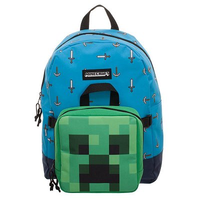 Minecraft Backpack & Lunch Box Set Sword Axe