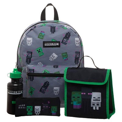 Minecraft Backpack Set Deluxe Creepers