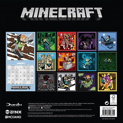 Minecraft Calendar 2019 English Version*