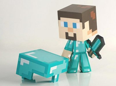 Minecraft Figurka Diamond Steve