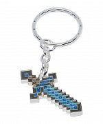 Minecraft Kovová klíčenka Diamantový meč