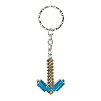 Minecraft Metal Keychain Diamond Pickaxe 4 cm