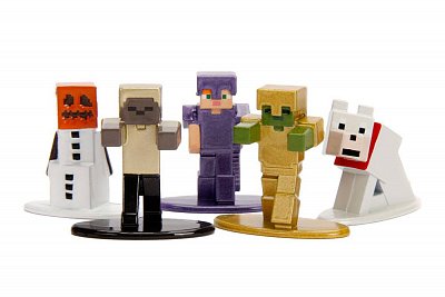 Minecraft Nano Metalfigs Diecast Mini Figures 5-Pack Wave 1 4 cm