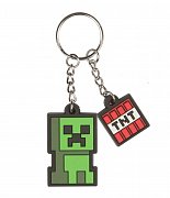 Minecraft Rubber Keychain Creeper Sprite 4 cm