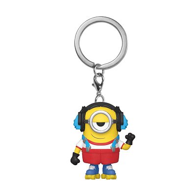 Minions II Pocket POP! Vinyl Keychain Roller Skating Stuart 4 cm