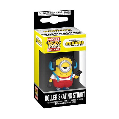 Minions II Pocket POP! Vinyl Keychain Roller Skating Stuart 4 cm