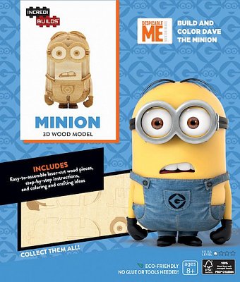 Minions IncrediBuilds 3D Wood Model Kit Minion