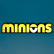 Logo Minions LED-Light 30 cm