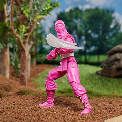 Mighty Morphin Power Rangers Kolekce blesků Akční figurka Ninja Pink Ranger 15 cm