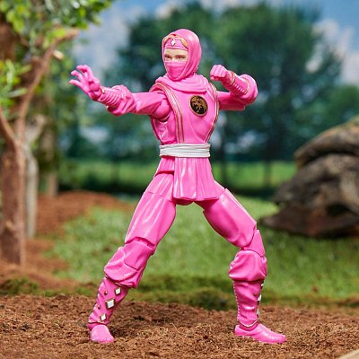Mighty Morphin Power Rangers Kolekce blesků Akční figurka Ninja Pink Ranger 15 cm
