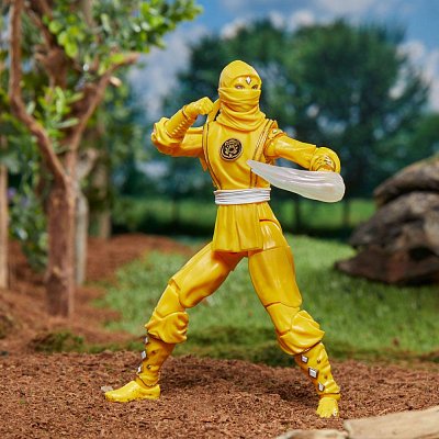 Mighty Morphin Power Rangers Kolekce blesků Akční figurka Ninja Yellow Ranger 15 cm