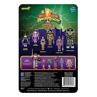 Mighty Morphin Power Rangers ReAction Action Figurka Black Ranger 10 cm
