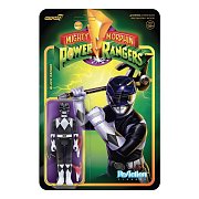 Mighty Morphin Power Rangers ReAction Action Figurka Black Ranger 10 cm