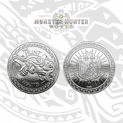 Monster Hunter Collectable Coin The Hunt Awaits (silver plated)