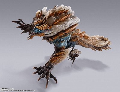 Sběratelská akční figurka Monster Hunter World Iceborne SH MonsterArts Zinogre 29 cm