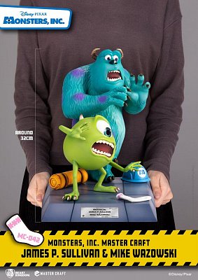 Monsters, Inc. Master Craft Socha James P. Sullivan & Mike Wazowski 34 cm
